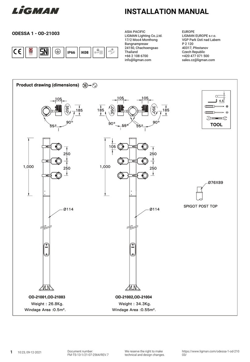LIGMAN ODESSA 1 User manual