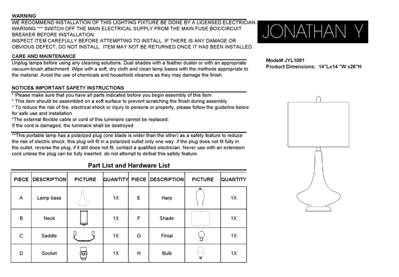 JONATHAN Y JYL1081 User manual