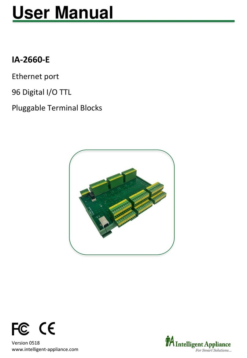 Intelligent Appliance IA-2660-E user manual