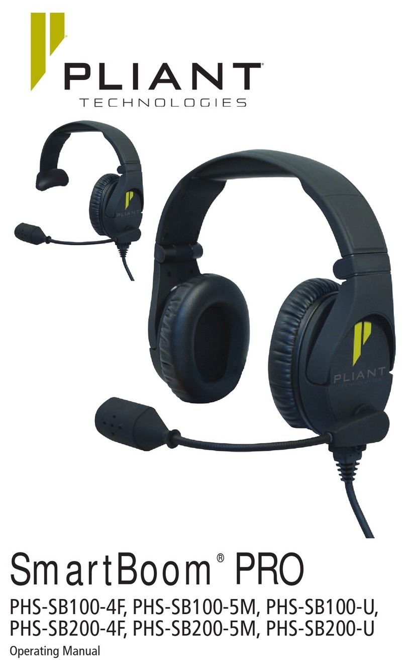 Pliant SmartBoom PRO PHS-SB100-4F User manual