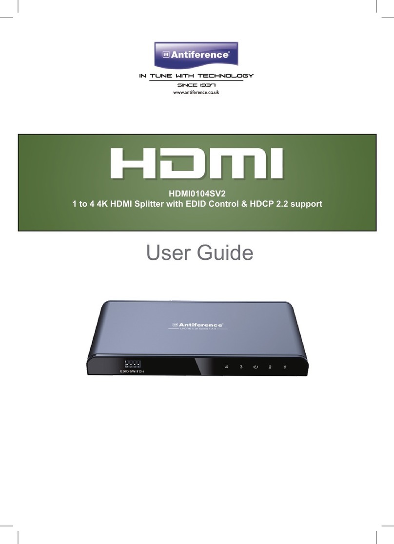 ANTIFERENCE HDMI0104SV2 user guide