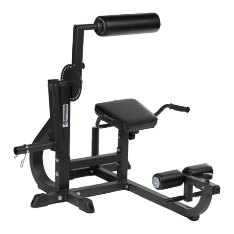 Titan Fitness ABBACK Operator's manual