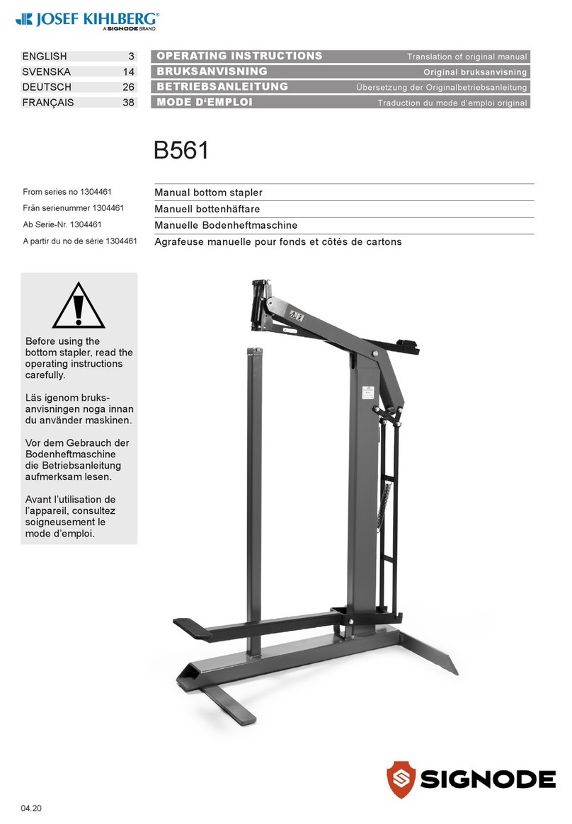 Signode Josef Kihlberg B561 User manual