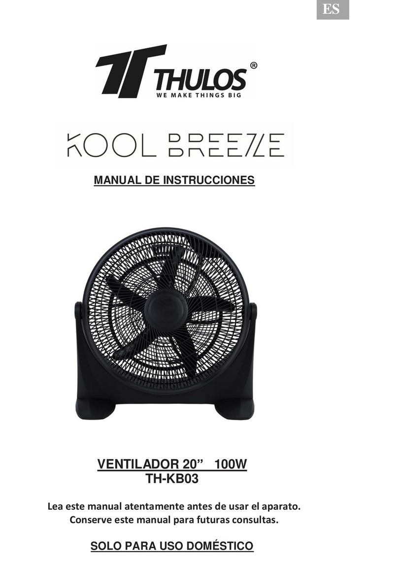 Thulos KOOL BREEZE User manual Thulos KOOL BREEZE User manual