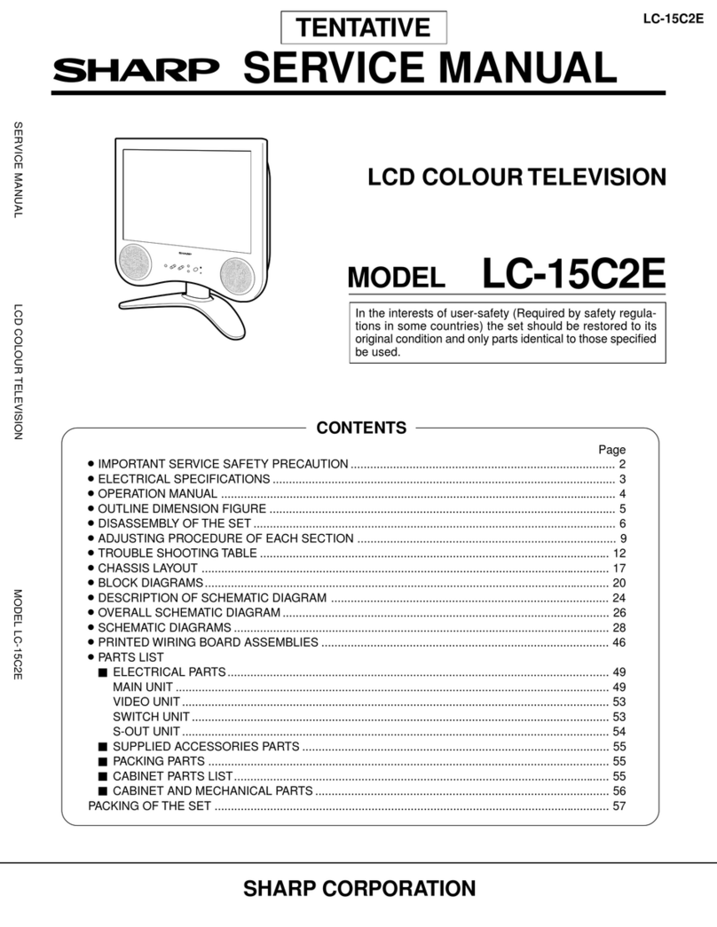 Sharp LC-15C2E User manual