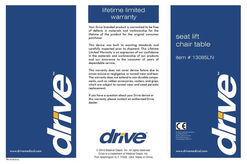 Drive 13085LN User manual Drive 13085LN User manual
