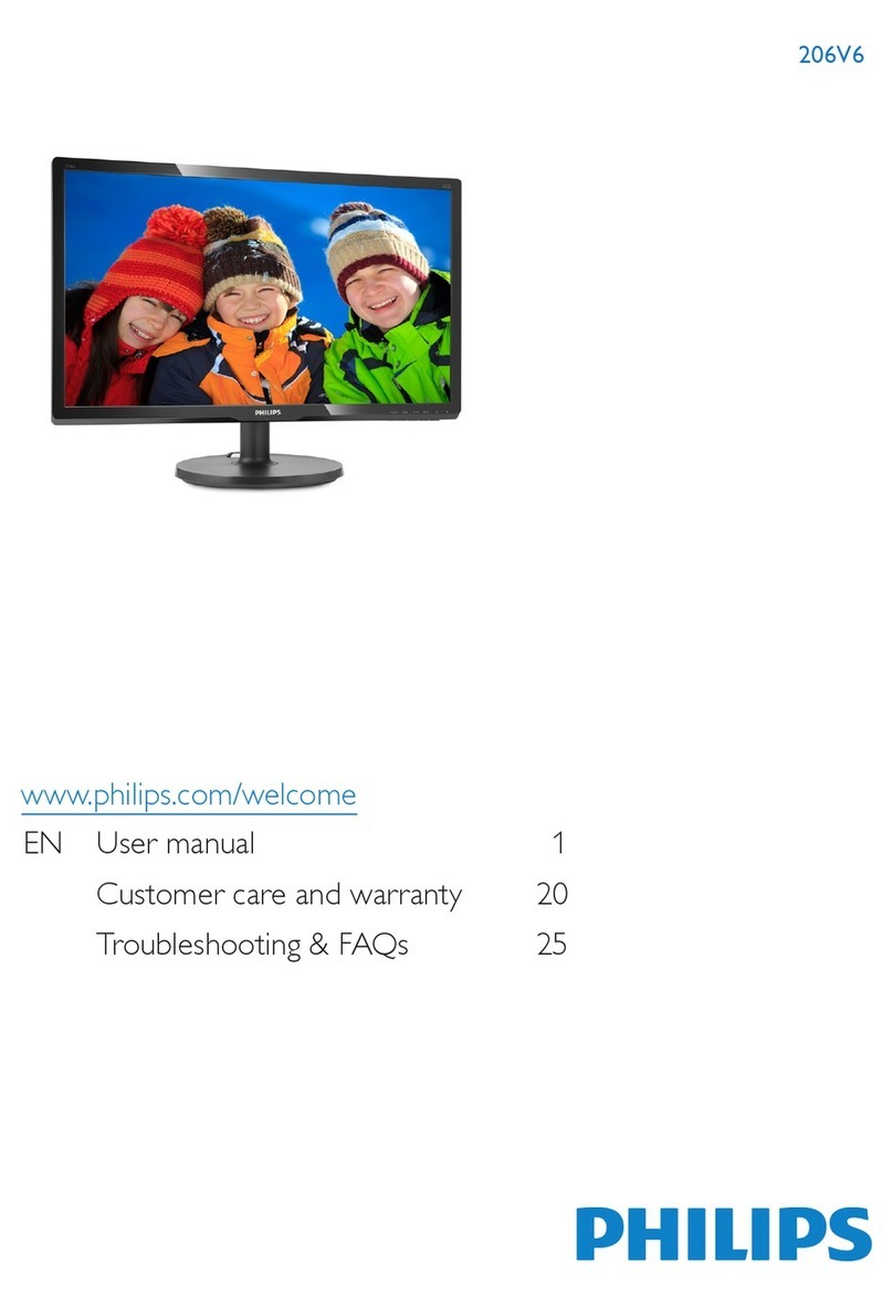 Philips 206V6 Series User manual Philips 206V6 Series User manual