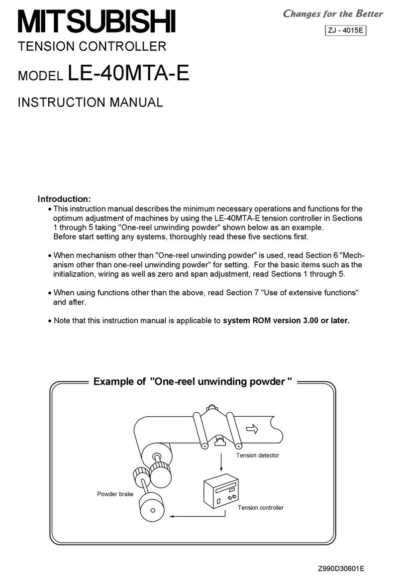 Mitsubishi LE-40MTA-E instruction manual