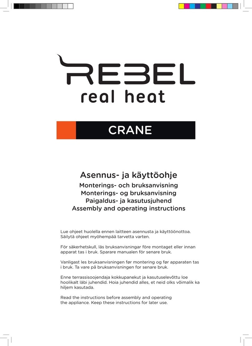 Rebel CRANE Assembly and operating instructions