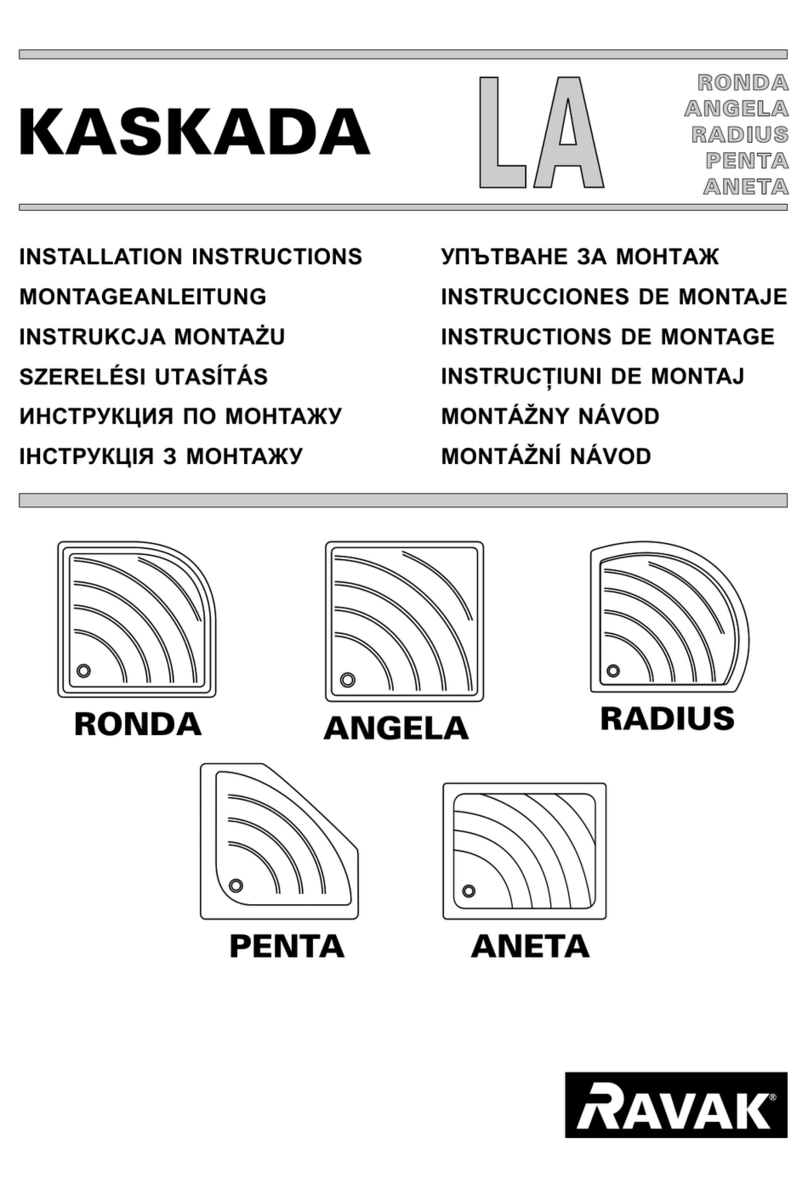 RAVAK KASKADA LA RONDA User manual
