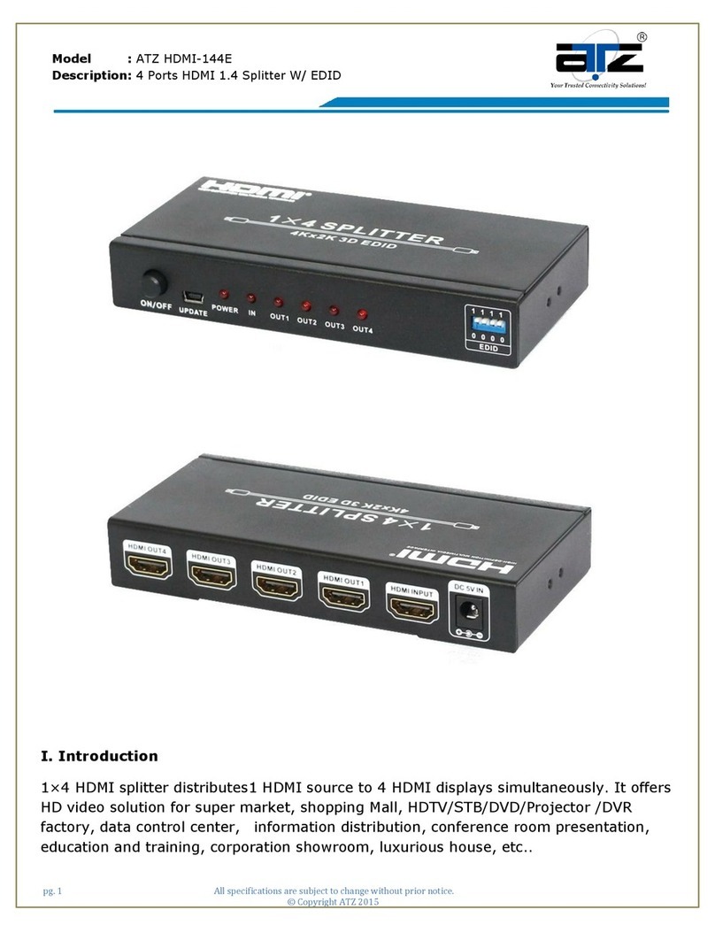 ATZ ATZ HDMI-144E User manual