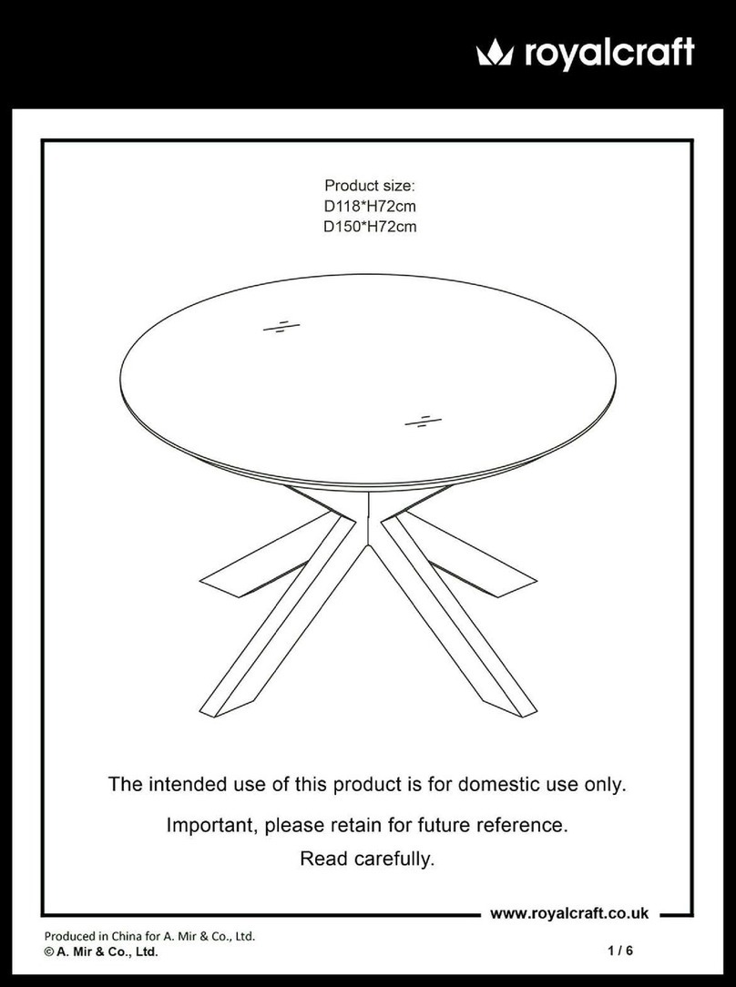 Royalcraft Aspen User manual Royalcraft Aspen User manual