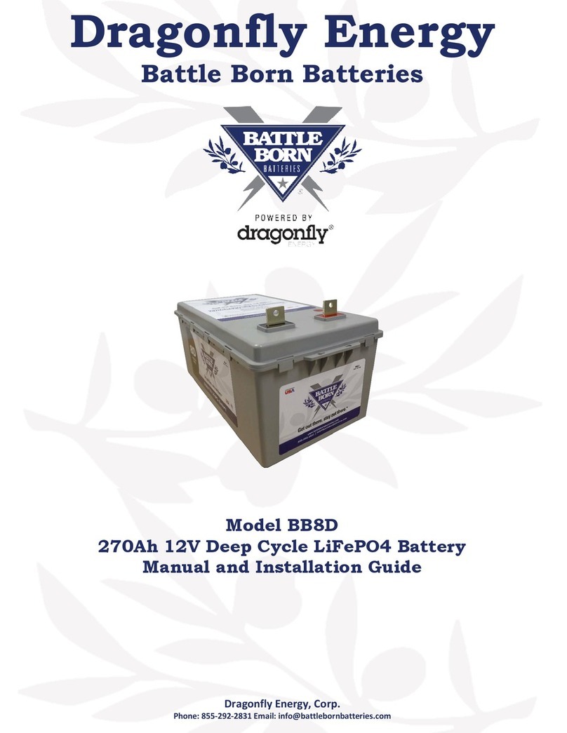 Dragonfly Battle Born BB8D Manual and installation guide