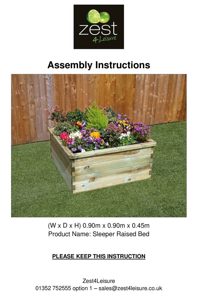 Zest 4 Leisure Sleeper Raised Bed User manual Zest 4 Leisure Sleeper Raised Bed User manual