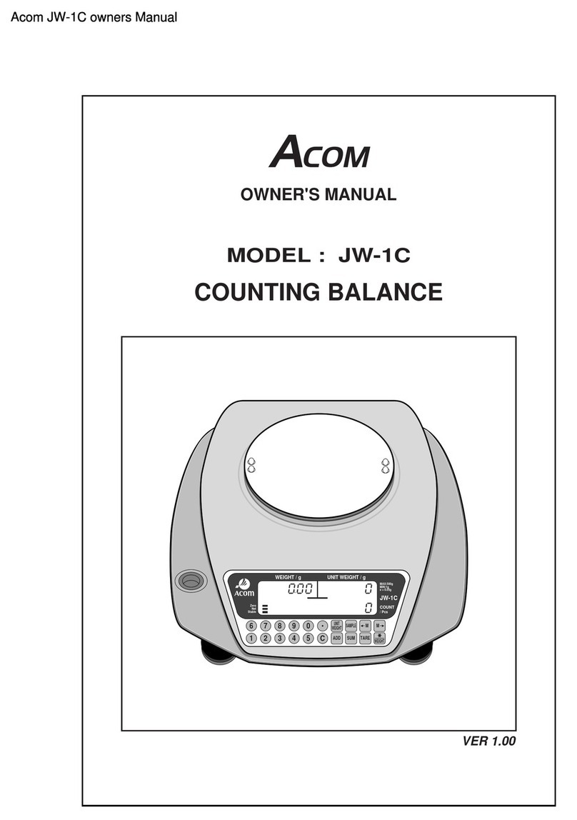 Acom JW-1C User manual