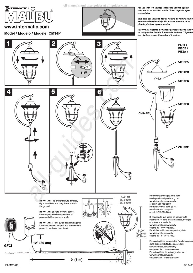 Intermatic Malibu CM14P User manual