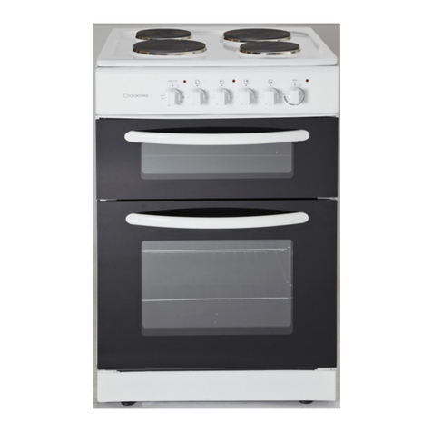 Cookworks CET50W Installation & user's instructions
