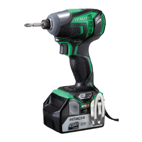 Hitachi Koki WH 14DDL Handling instructions
