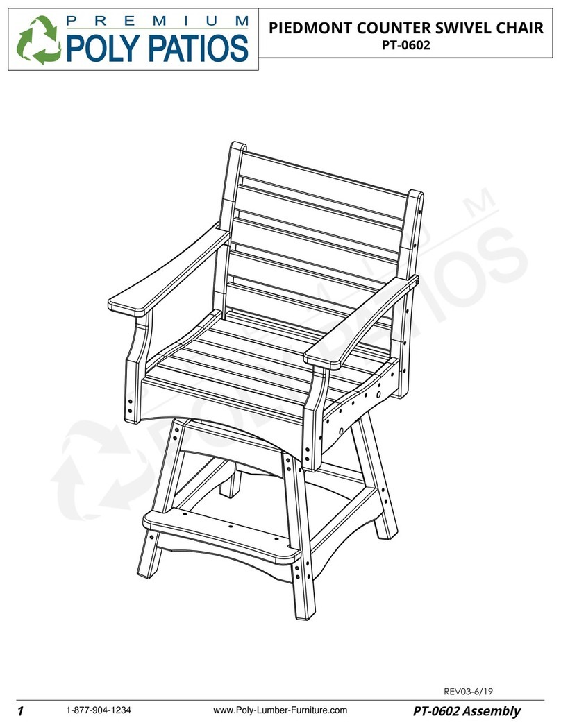 Premium Poly Patios Breezesta PT-0602 manual