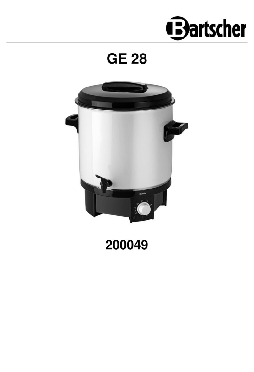 Bartscher GE 28 User manual