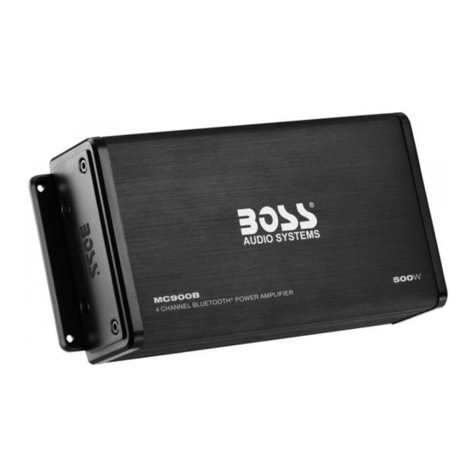 Boss Audio Systems MC900B User manual Boss Audio Systems MC900B User manual