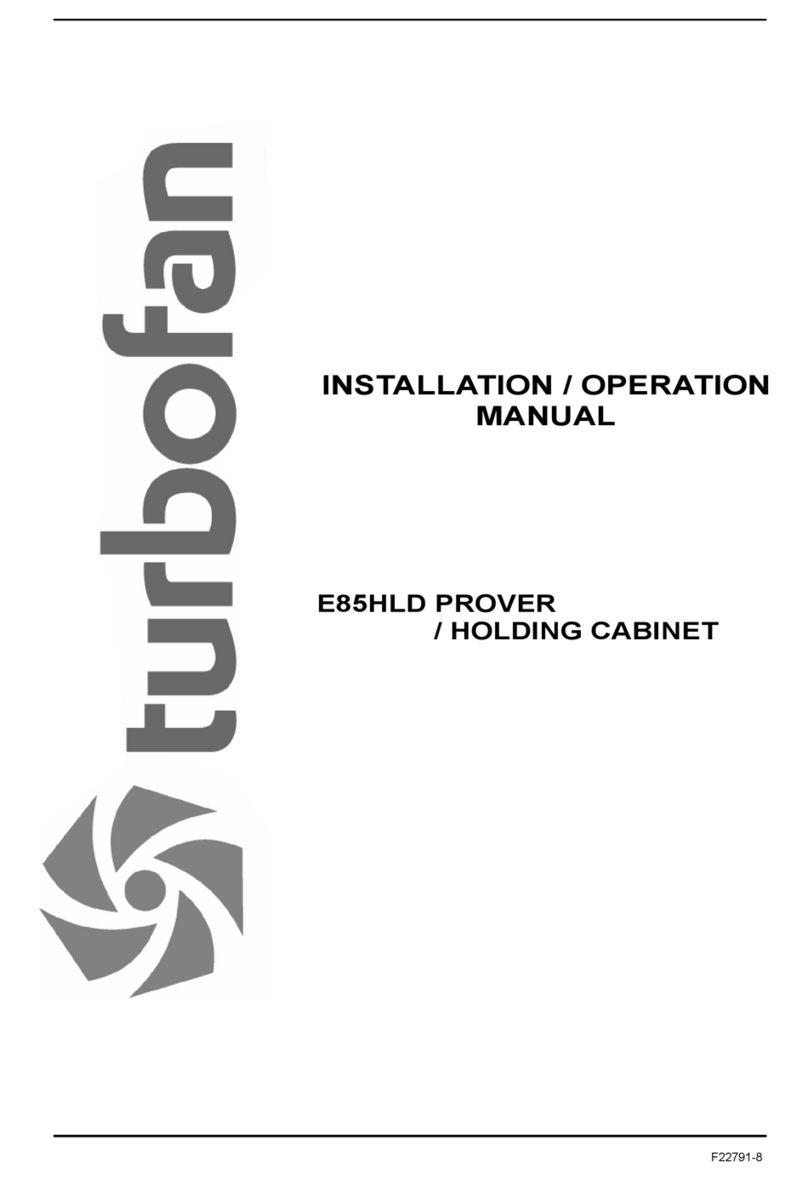 turbofan E85HLD Installation & operation manual
