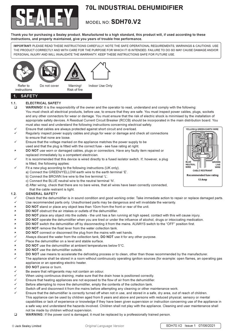Sealey SDH70.V2 User manual
