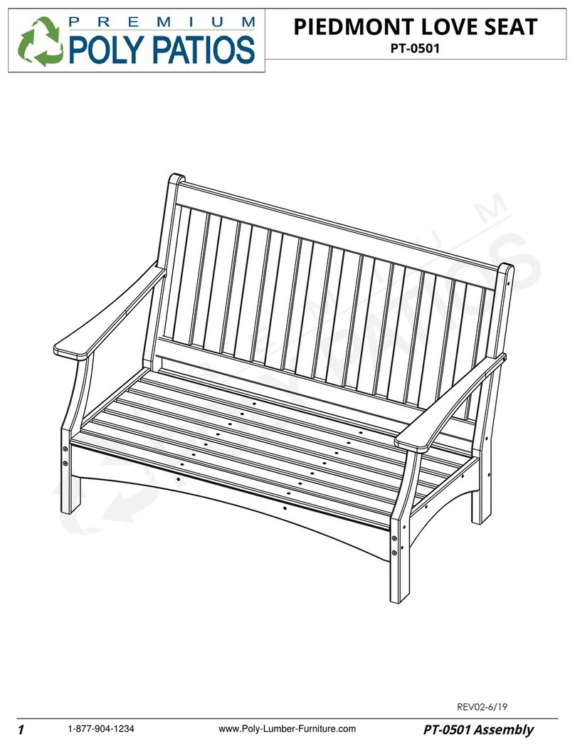 Premium Poly Patios Breezesta PT-0501 manual