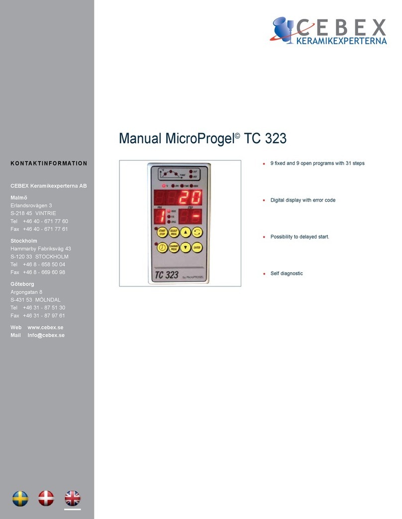 Cebex MicroProgel TC 32 operating instructions