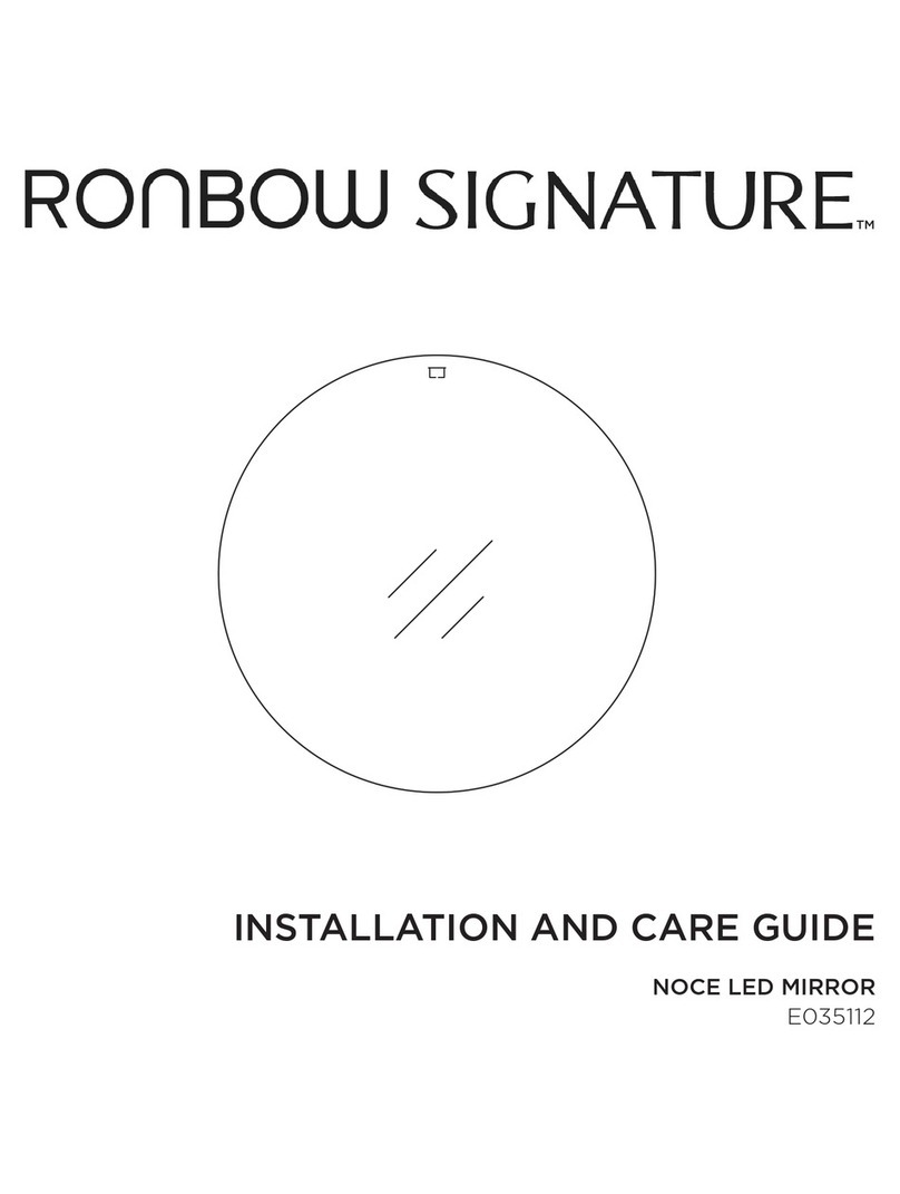 Ronbow SIGNATURE NOCE E035112 Assembly instructions