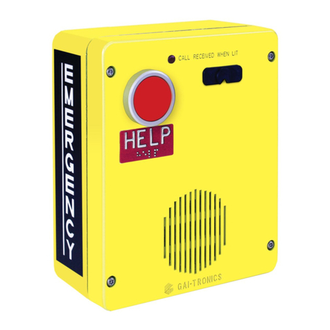 Hubbell GAI-Tronics RED ALERT 393-001AD manual
