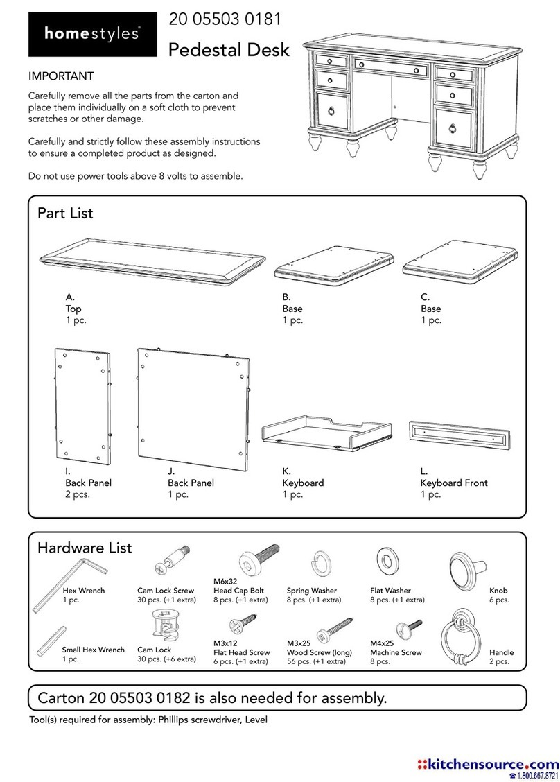 Home Styles 20 05503 0181 User manual Home Styles 20 05503 0181 User manual