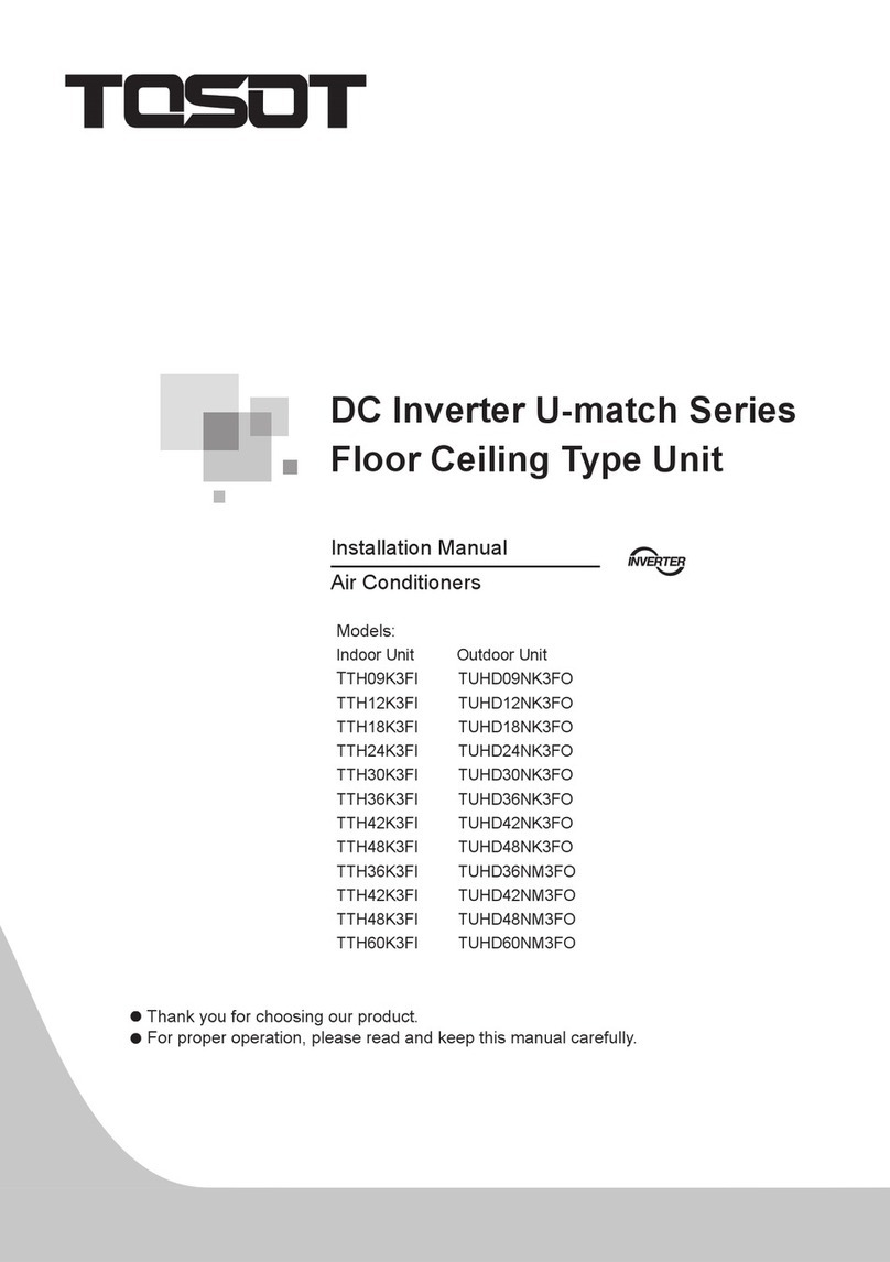 Tosot TTH09K3FI User manual