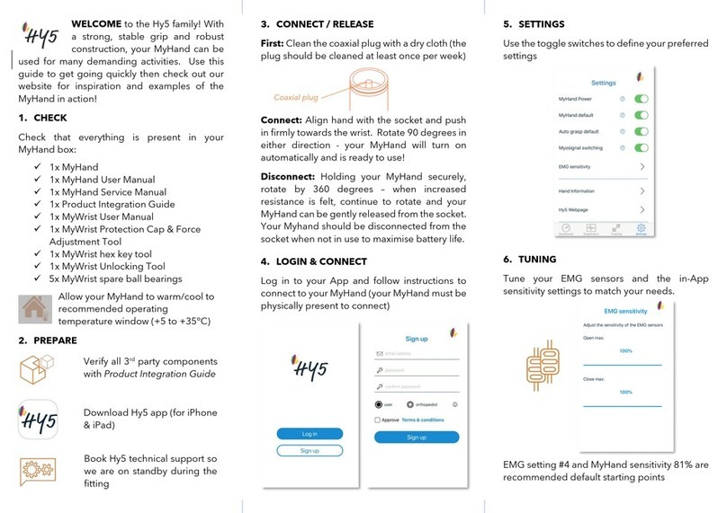 Hy5 MyHand manual