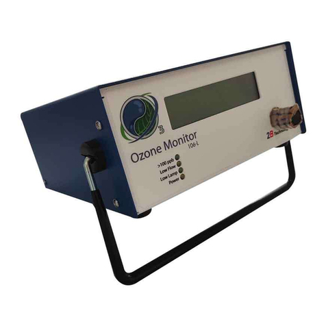 2B Technologies Ozone Monitor 106-L User manual