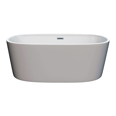 Mirolin Skye SlimLine CF1012 Installation and owner's manual Mirolin Skye SlimLine CF1012 Installation and owner's manual