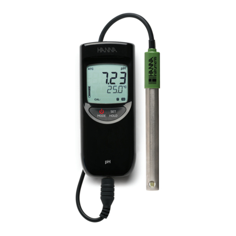 Hanna Instruments HI 991001 User manual Hanna Instruments HI 991001 User manual