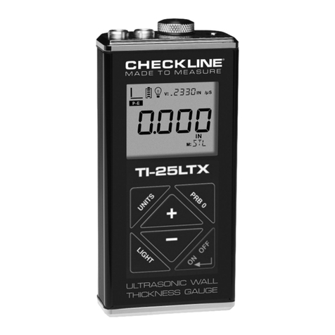 Check-line TI-25LTX operating manual
