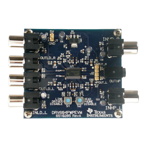 Texas Instruments DRV604PWPEVM User manual