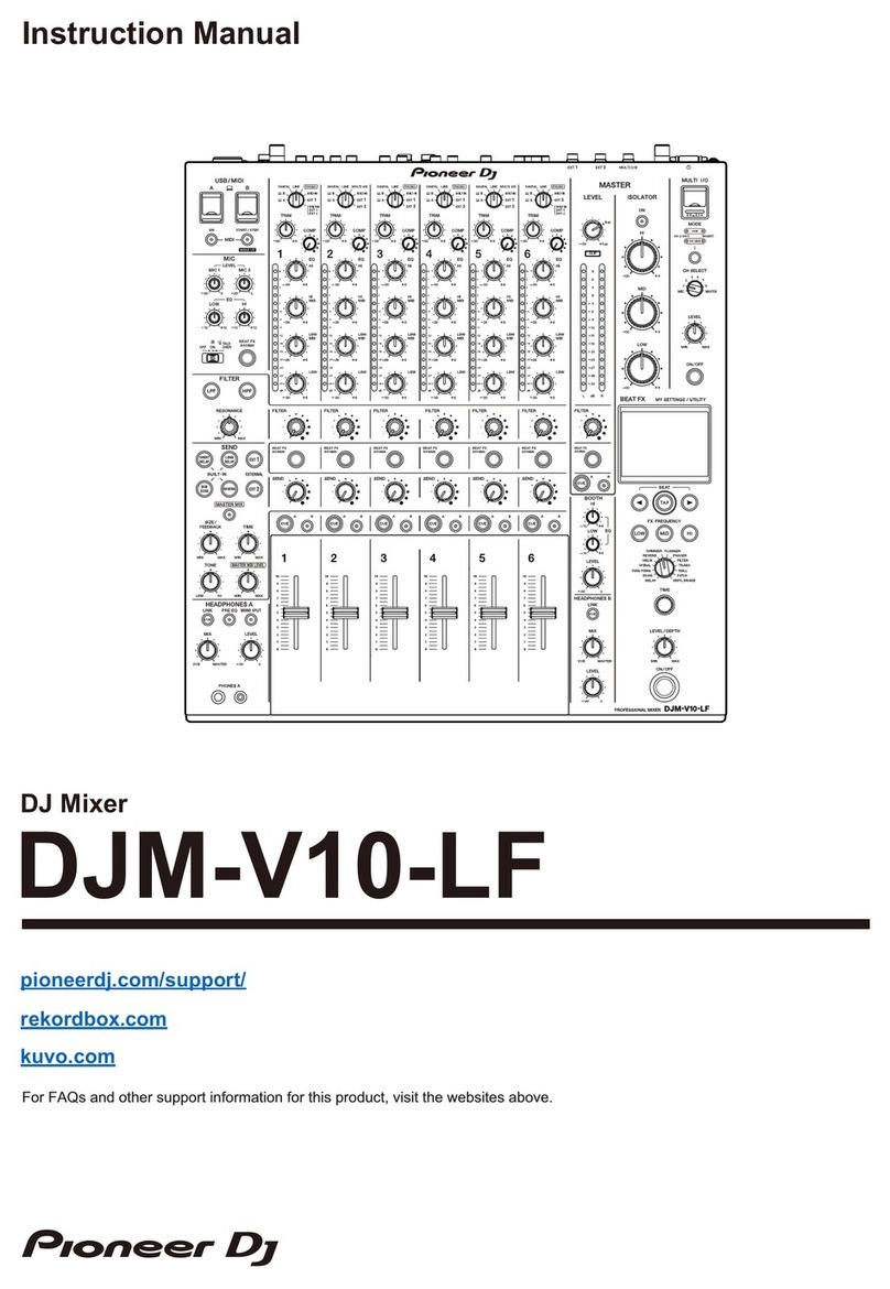 PIONEER DJ DJM-V10-LF manual