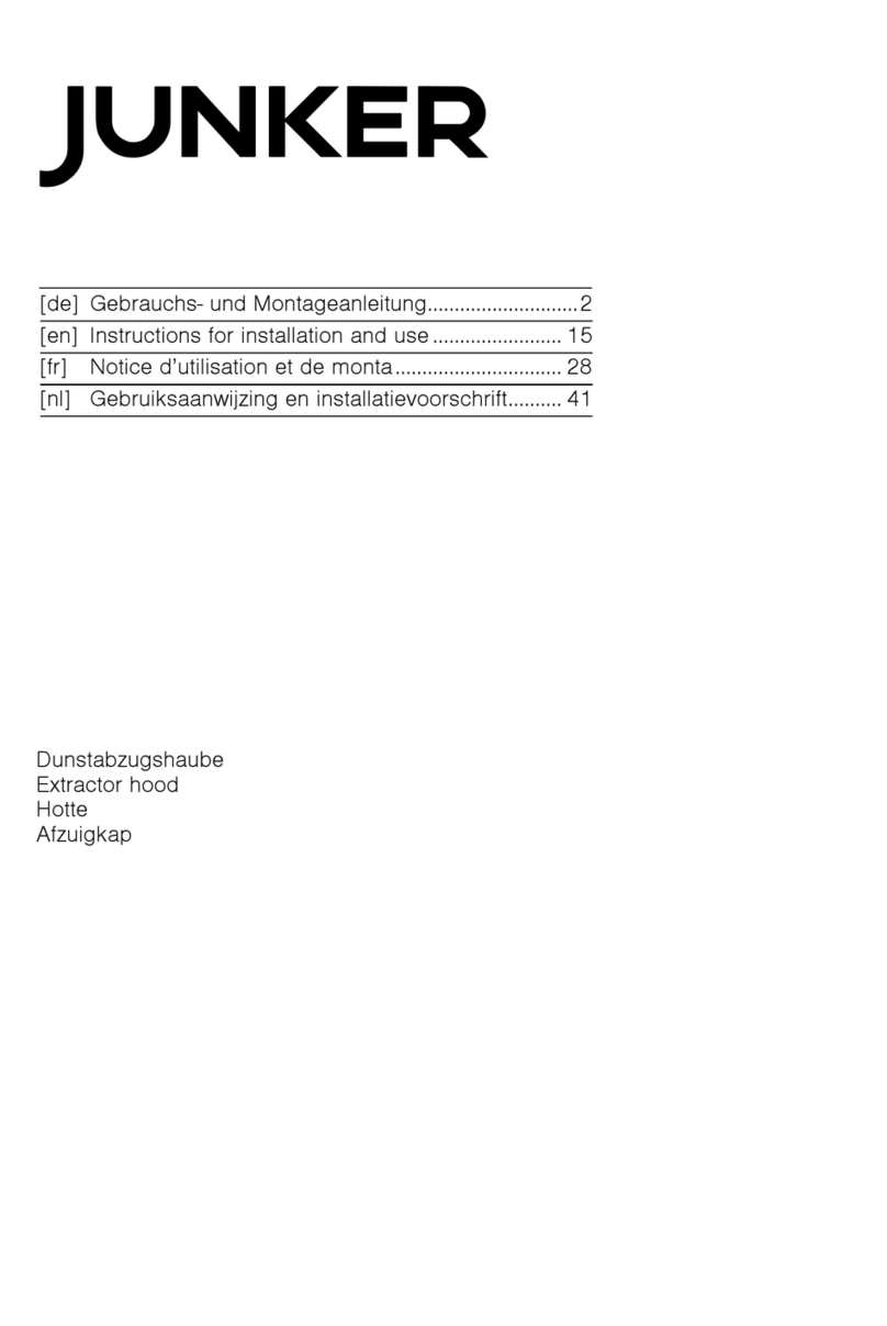 Junker JD36AW51 User manual