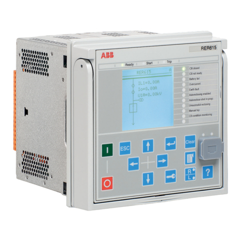 ABB Relion RER615 Modbus Point List Manual