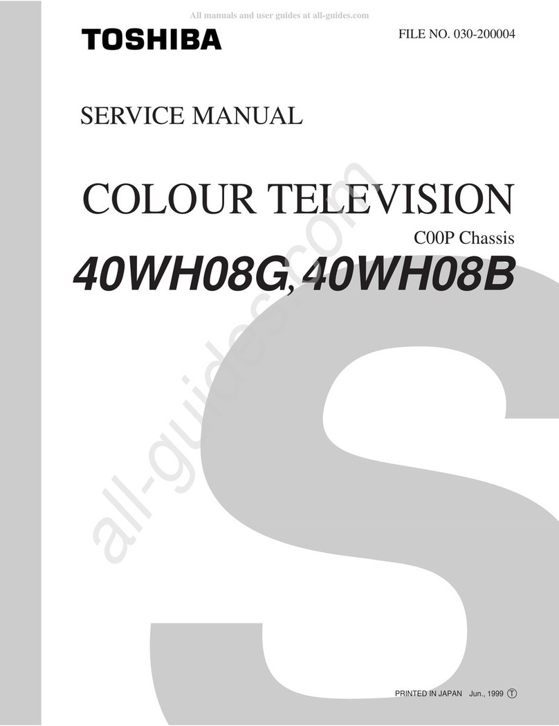 Toshiba 40WH08G User manual
