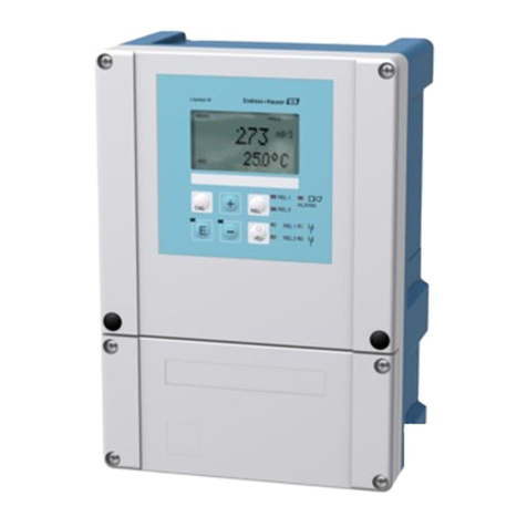 Endress+Hauser Mycom S CLM 153 User manual