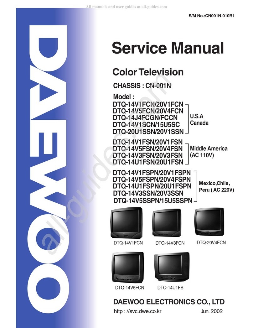 DAEWOO ELECTRONICS DTQ-14V1FCN User manual DAEWOO ELECTRONICS DTQ-14V1FCN User manual
