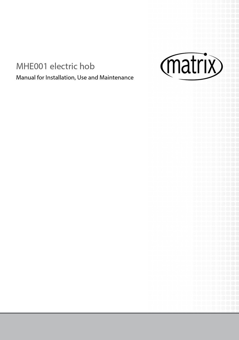 Matrix MHE001 Manual for installation, use and maintenance