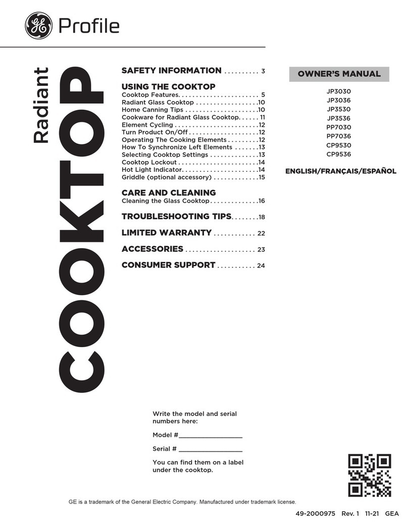 GE JP3530 User manual