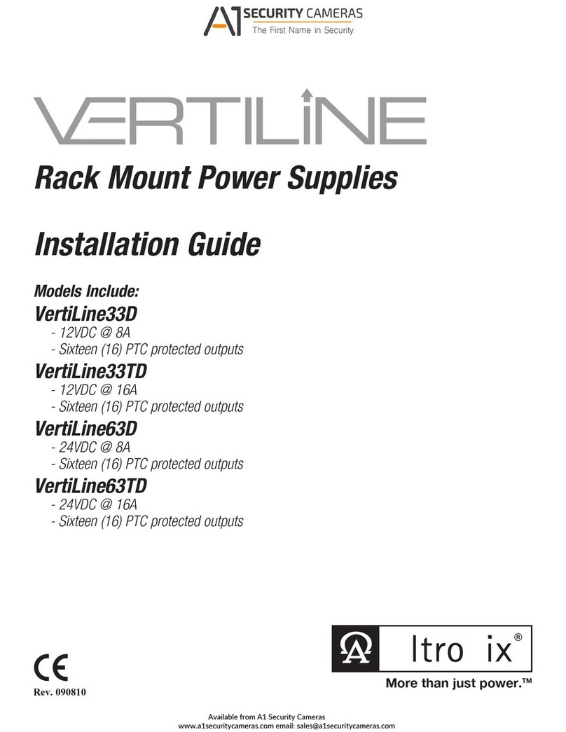 Altronix VERTILNE33D User manual