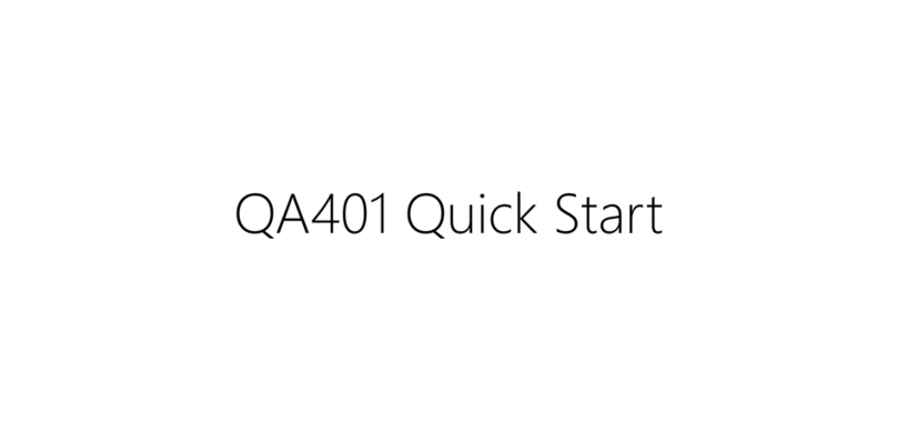 QuantAsylum QA401 User manual