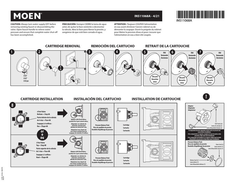 Moen INS11068A - 4/21 quick start guide